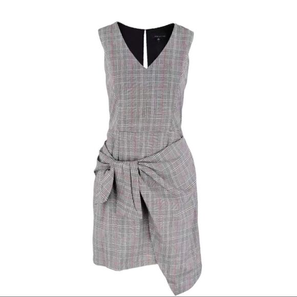 Adelyn Rae Aurora Plaid Tie mini Dress. BNWT - Picture 4 of 5